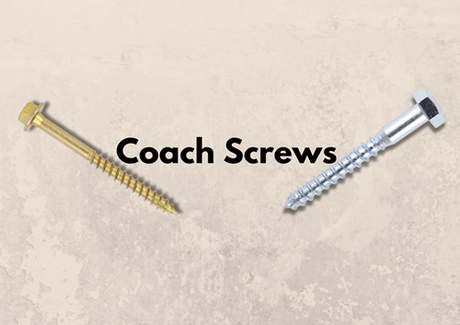 Image showing a logo for a blog showing two types of coach screws