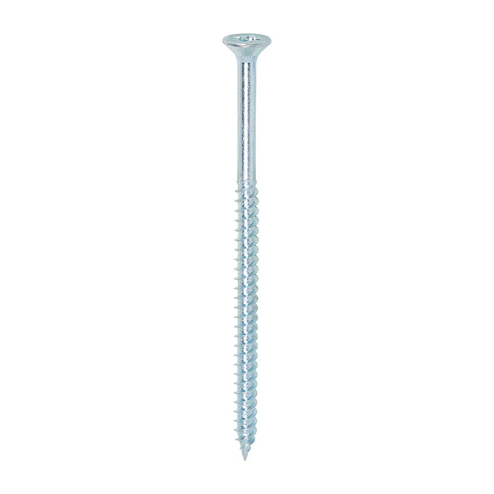 This is an image of Timco - Twin-Threaded Woodscrews - PZ - Double Countersunk - Zinc 12 x 4" - (100 PCS Box) 00124CWZ