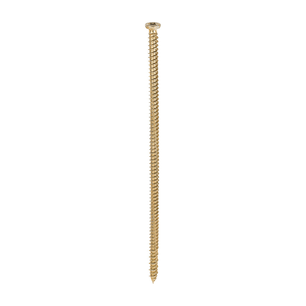 This is an image of Timco - Concrete Screws - TX - Flat Countersunk - Yellow 7.5 x 200mm - (100 PCS Box) 00200TCON