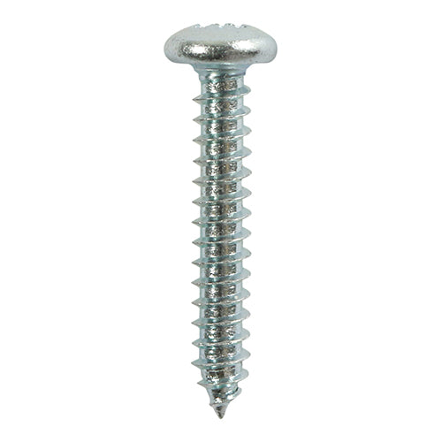 This is an image of Timco - Self-Tapping Screws - PZ - Pan - Zinc 6 x 1/4" - (30 PCS TIMpac) 00614CPAZP