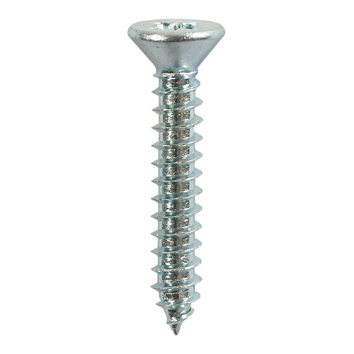 This is an image of Timco - Self-Tapping Screws - PZ - Countersunk - Zinc 6 x 3/4" - (25 PCS TIMpac) 00634CCAZP