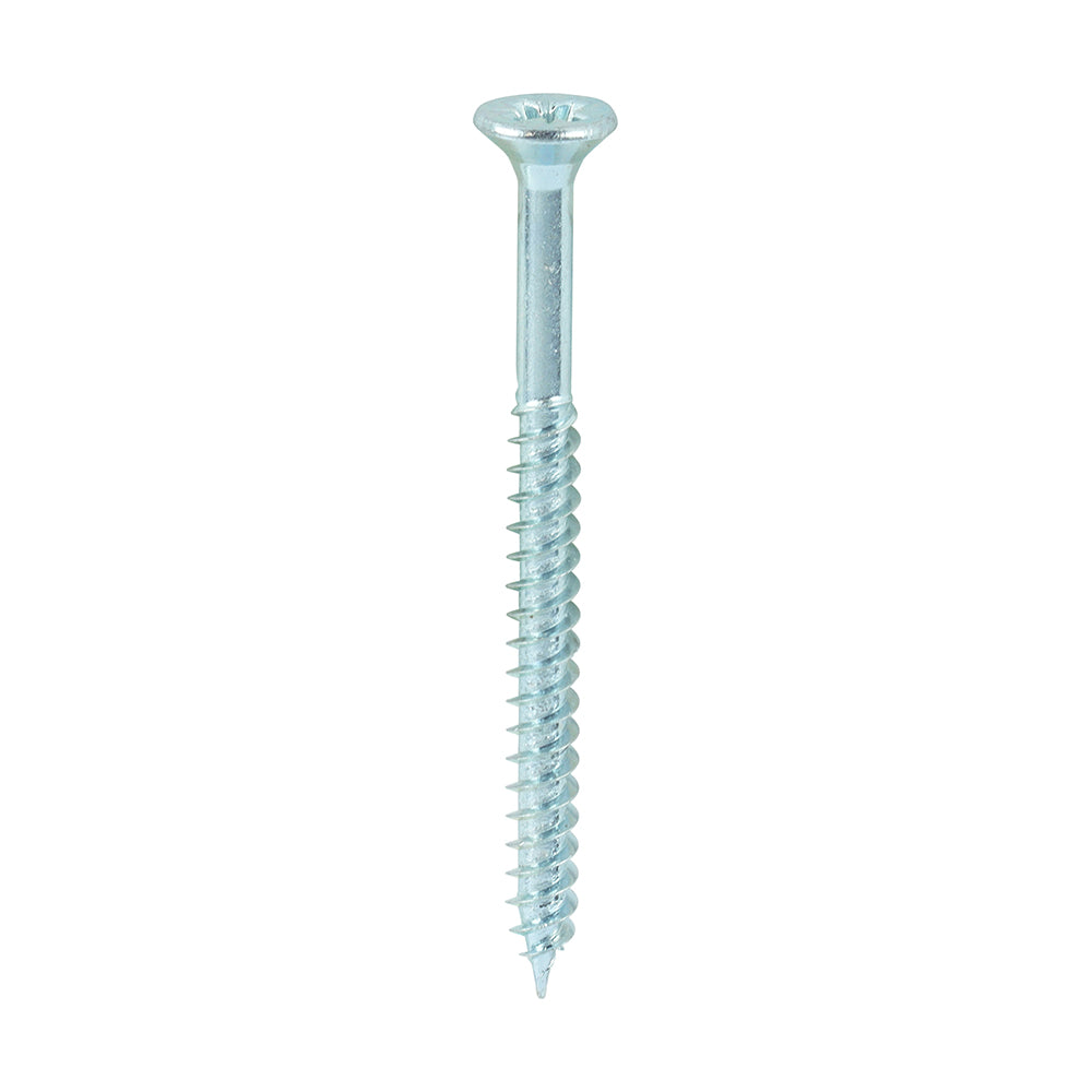 This is an image of Timco - Twin-Threaded Woodscrews - PZ - Double Countersunk - Zinc 6 x 1 3/4" - (200 PCS Box) 06134CWZ