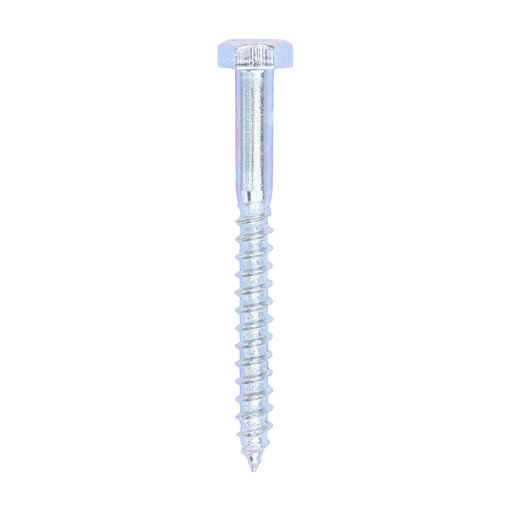 This is an image of Timco - Coach Screws - Hex - Zinc 6.0 x 60mm - (200 PCS Box) 0660CSC