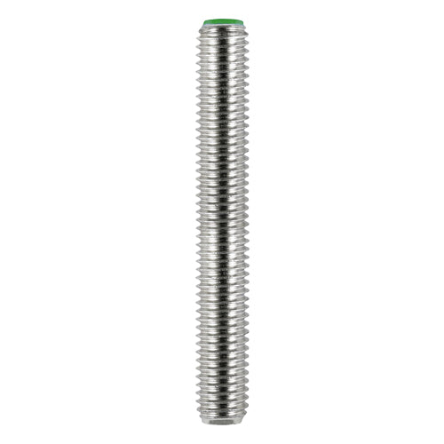 This is an image of Timco - Threaded Bars - A2 Stainless Steel M6 x 1000mm - (5 PCS Bundle) 06TBSS