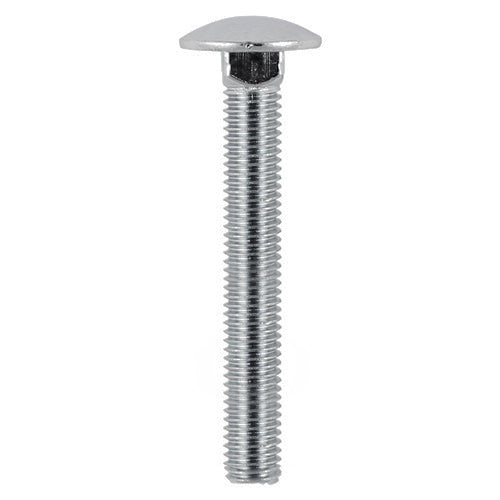 This is an image of Timco - Carriage Bolts - A2 Stainless Steel M8 x 100mm - (5 PCS Bag) 08100CBSSX