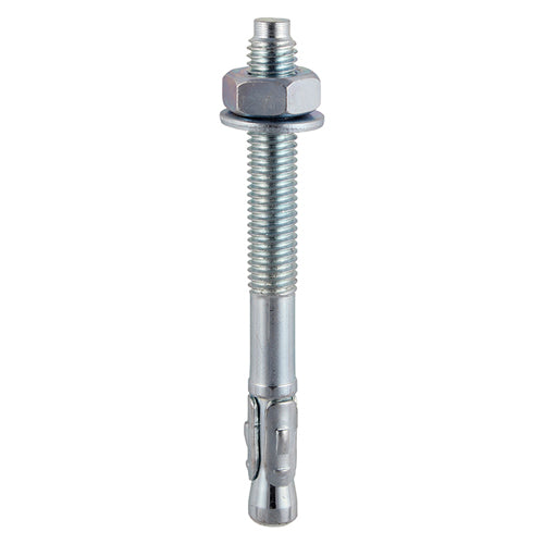 This is an image of Timco - Throughbolts - Zinc M8 x 65mm - (100 PCS Box) 0865TB