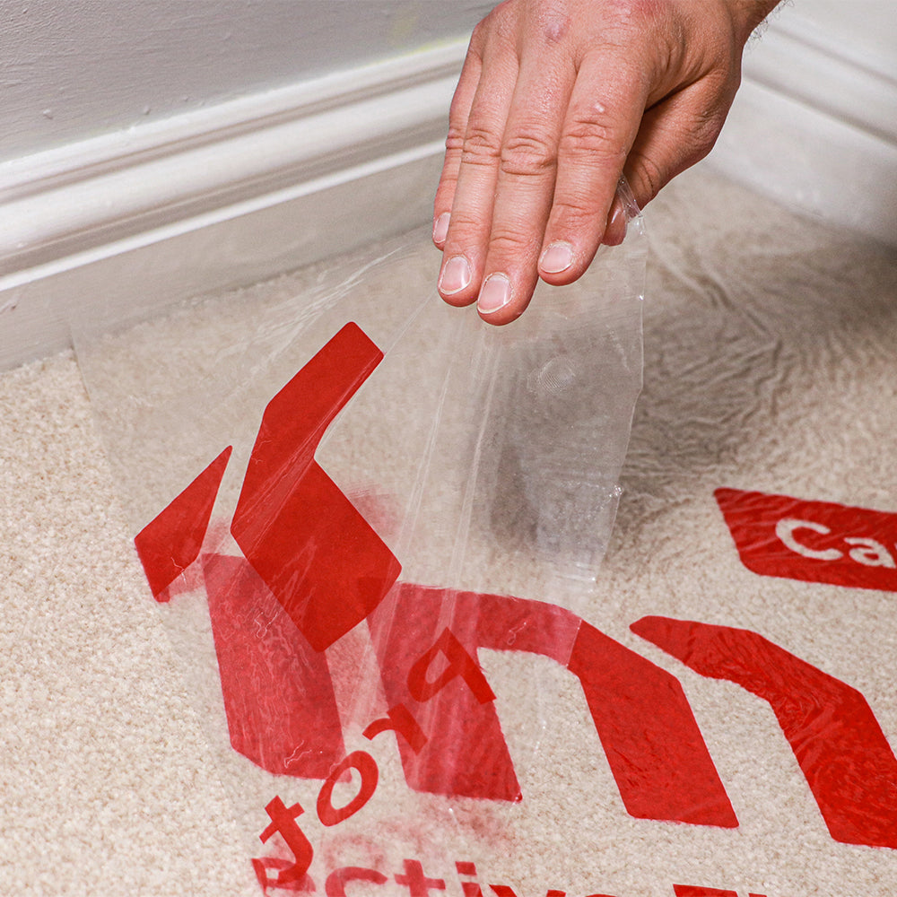This is an image of Timco - Protective Film - For Carpet 100m x 0.6m 100CP
