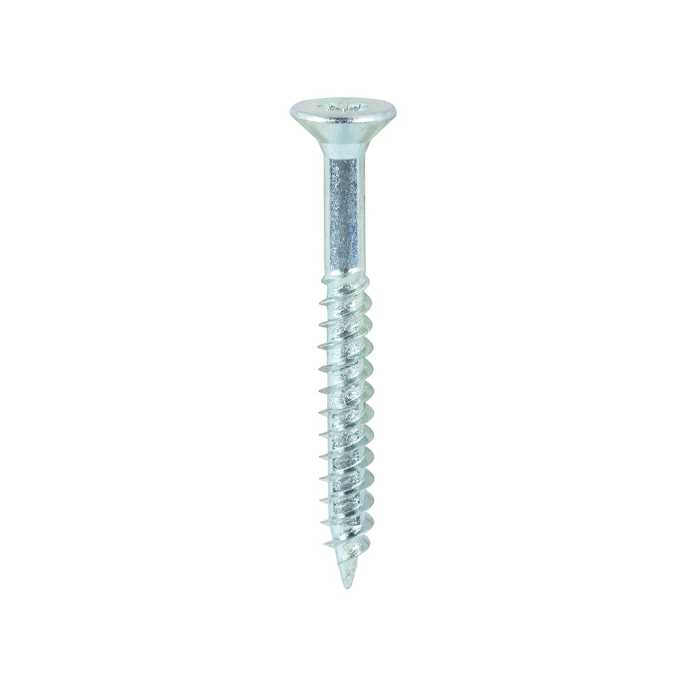 This is an image of Timco - Twin-Threaded Woodscrews - PZ - Double Countersunk - Zinc 10 x 1 3/4" - (200 PCS Box) 10134CWZ