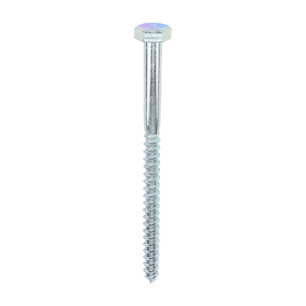 This is an image of Timco - Coach Screws - Hex - Zinc 10.0 x 150mm - (25 PCS Box) 10150CSC