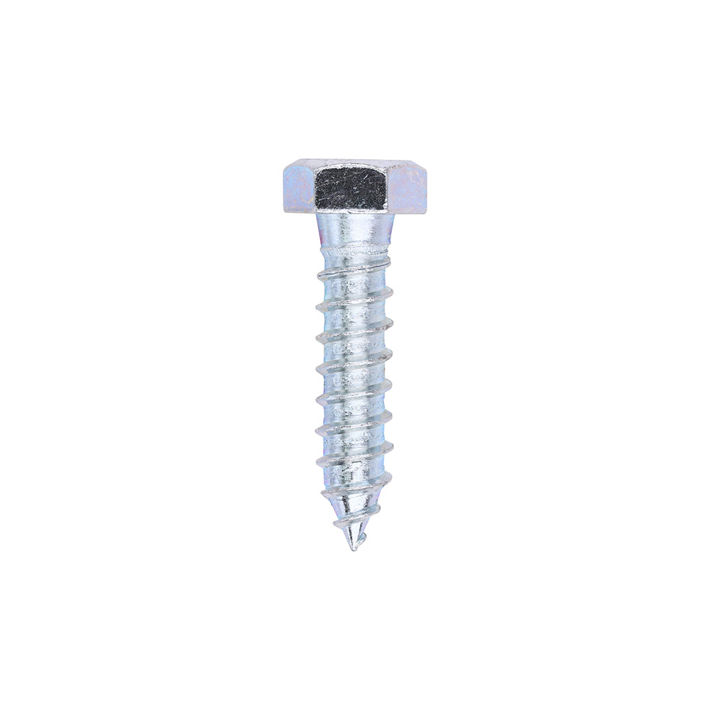This is an image of Timco - Coach Screws - Hex - Zinc 12.0 x 50mm - (100 PCS Box) 1250CSC