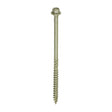 This is an image of Timco - Timber Frame Construction & Landscaping Screws - Hex - Exterior - Green Organic 6.7 x 125mm - (50 PCS Box) 125IN
