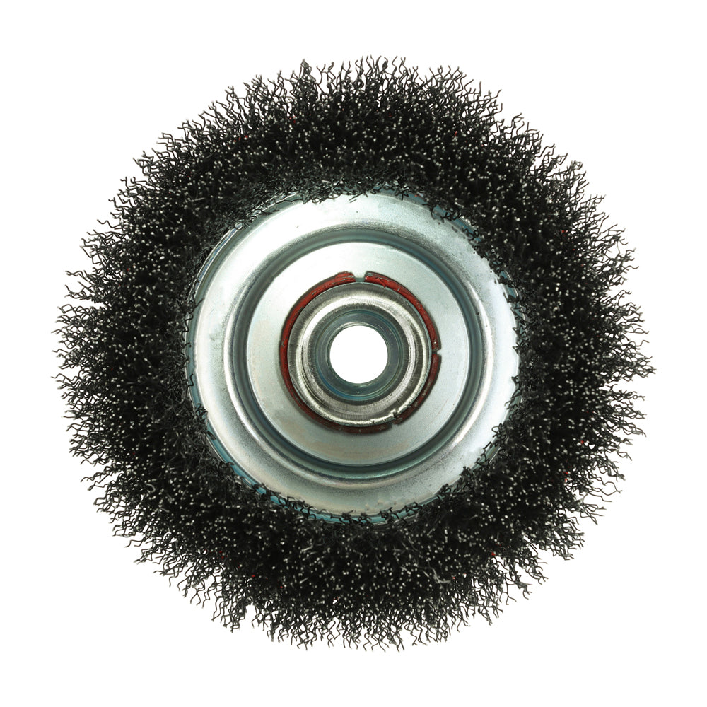This is an image of Timco - Angle Grinder Cup Brush - Crimped Steel Wire 125mm (1 Each Box) 125TCC