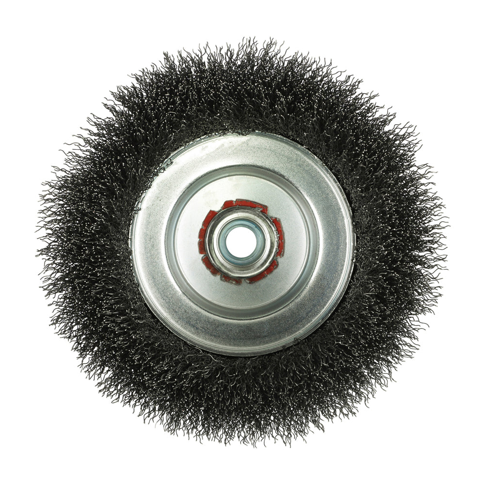 This is an image of Timco - Angle Grinder Cup Brush - Crimped Steel Wire 150mm (1 Each Blister Pack) 150TCC