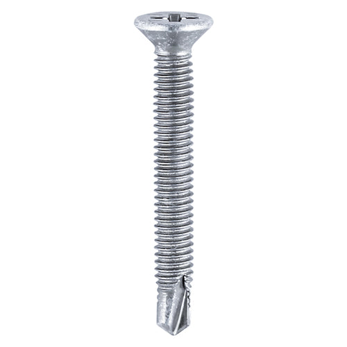 This is an image of Timco - Window Fabrication Screws - Countersunk - PH - Metric Thread - Self-Drilling Point - Zinc M4 x 16mm - (1000 PCS Box) 150Z