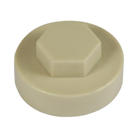 This is an image of Timco - Hex Head Cover Caps - Beige 19mm - (1000 PCS Bag) 1908B17CAP