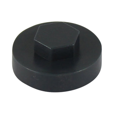 This is an image of Timco - Hex Head Cover Caps - Raven/Slate Blue 19mm - (1000 PCS Bag) 1918B29CAP