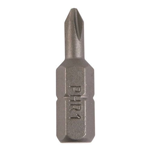 This is an image of Timco - S2 Driver Bits - PH No.1 x 25 (10 Pieces Blister Pack) 1PH25PACK