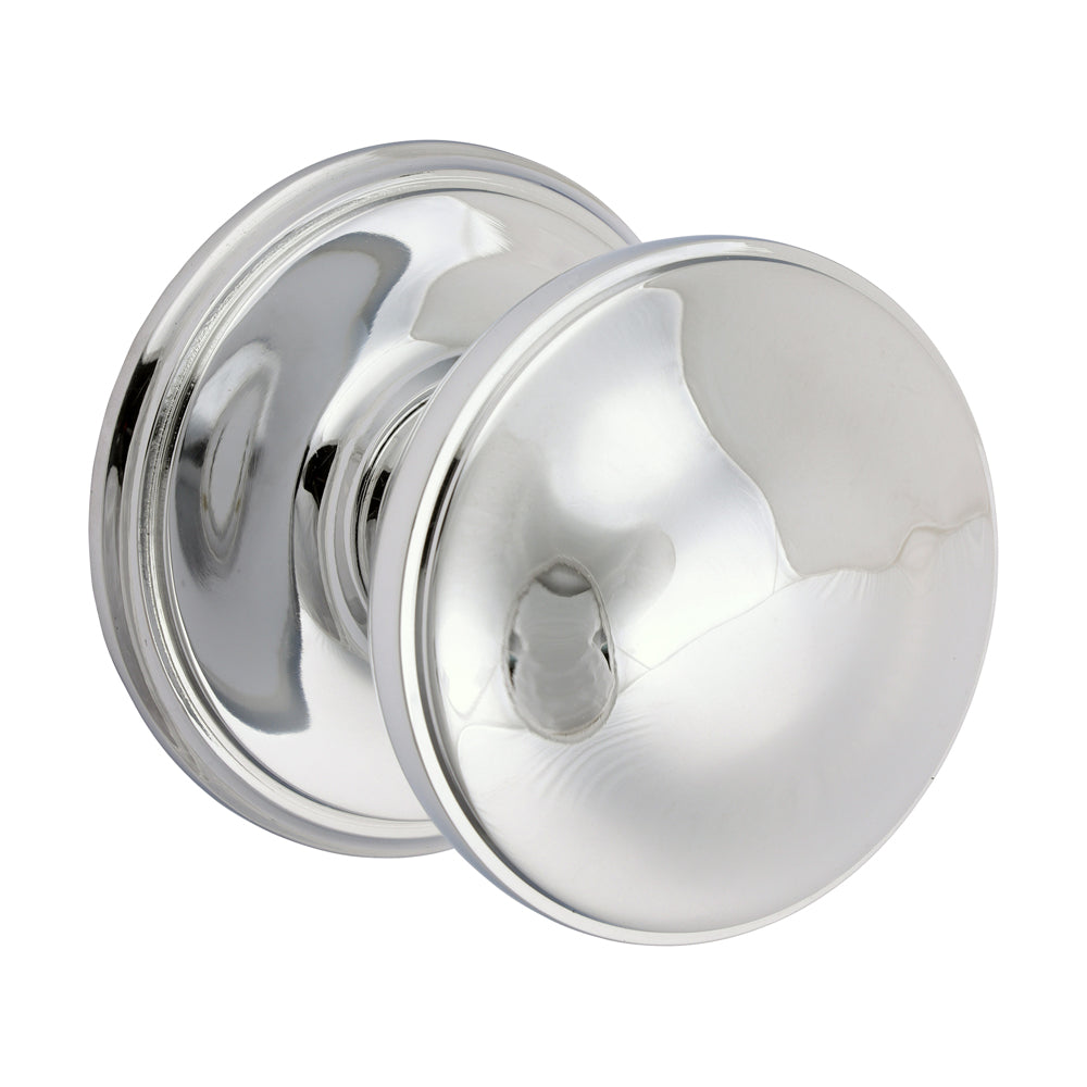 This is an image of Timco - Centre Door Knob - Polished Chrome 66mm (1 Each Box) 200067