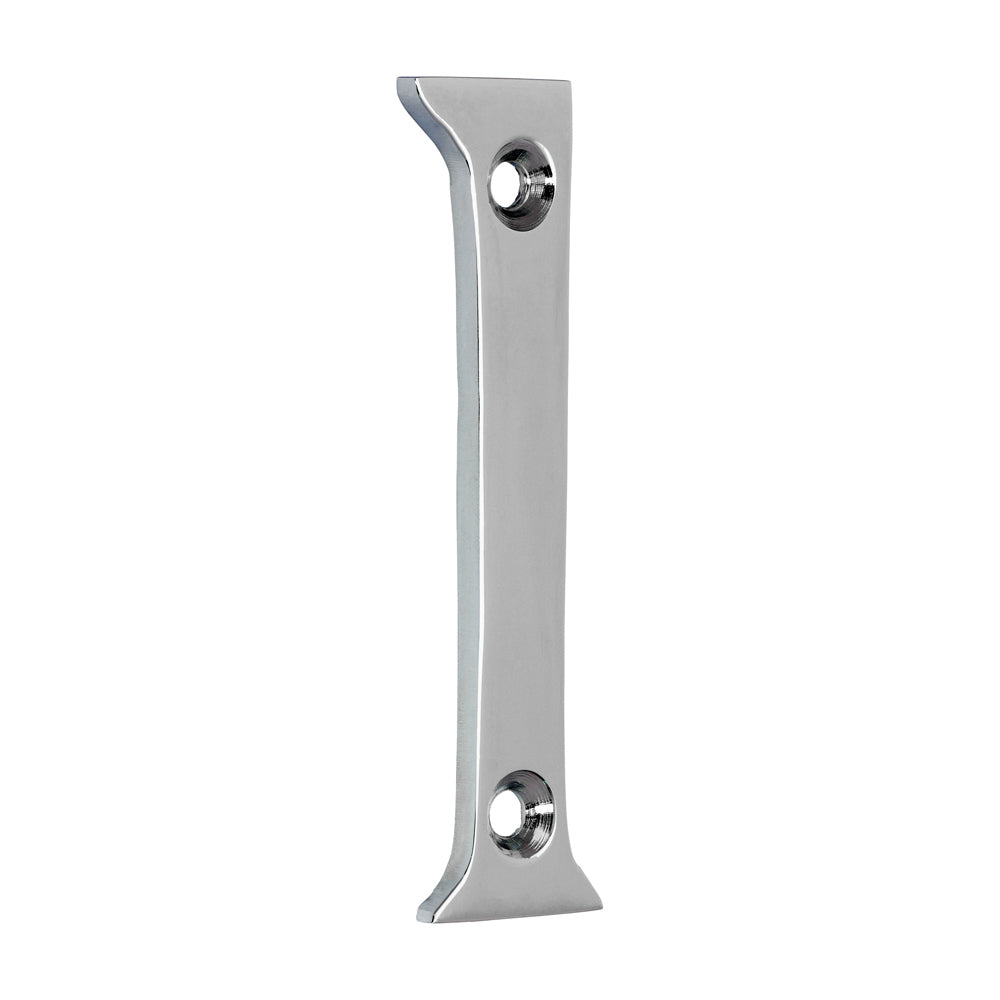 This is an image of Timco - Door Numeral 1 - Polished Chrome 75mm (1 Each TIMpac) 200151P
