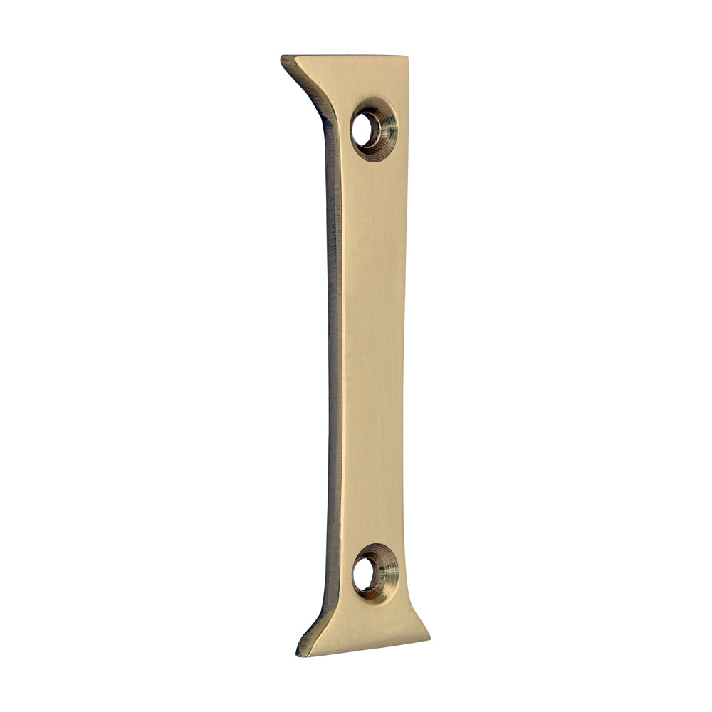 This is an image of Timco - Door Numeral 1 - Polished Brass 75mm (1 Each Bag) 200535