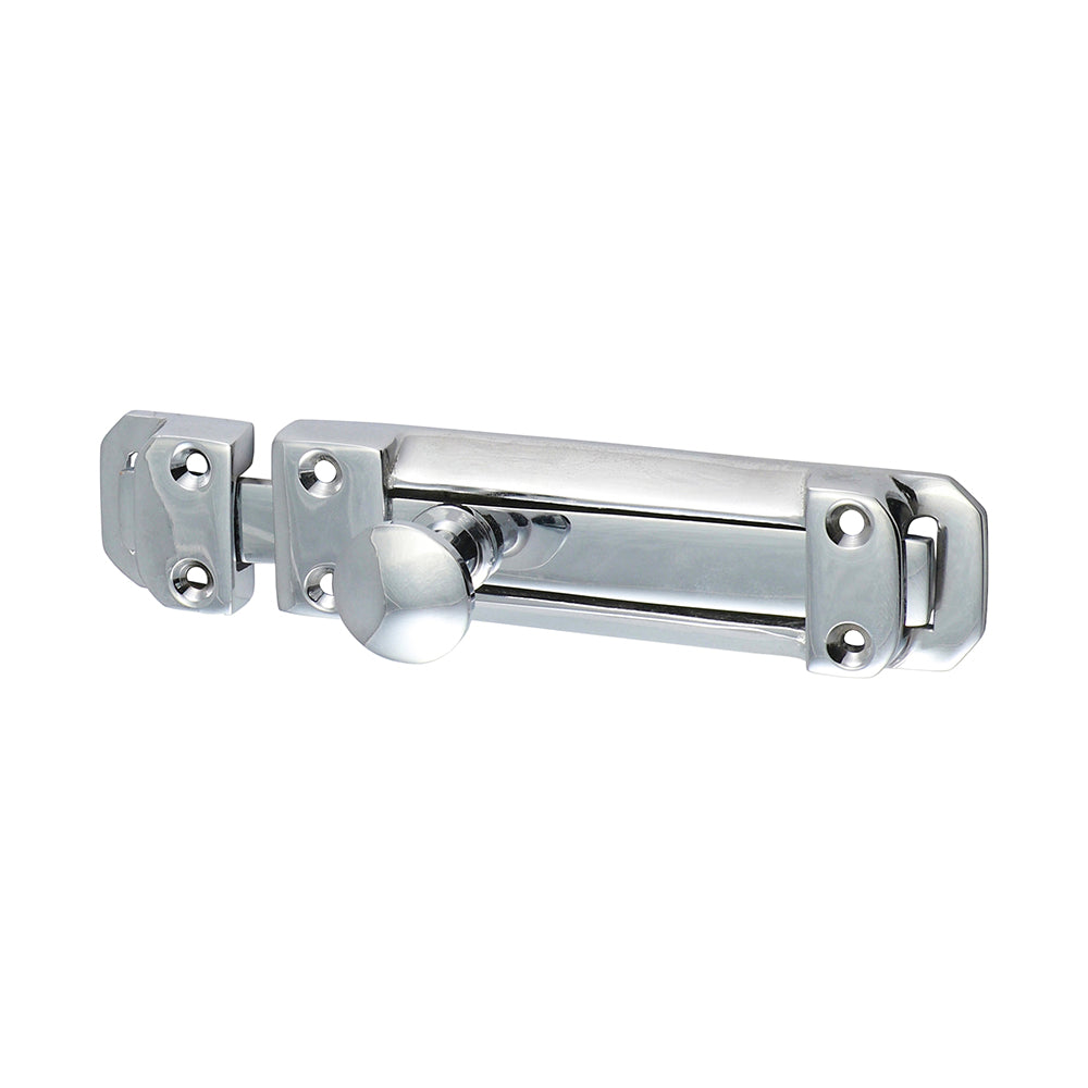 This is an image of Timco - Contract Flat Section Bolt - Polished Chrome 135 x 30mm (1 Each Bag) 200633