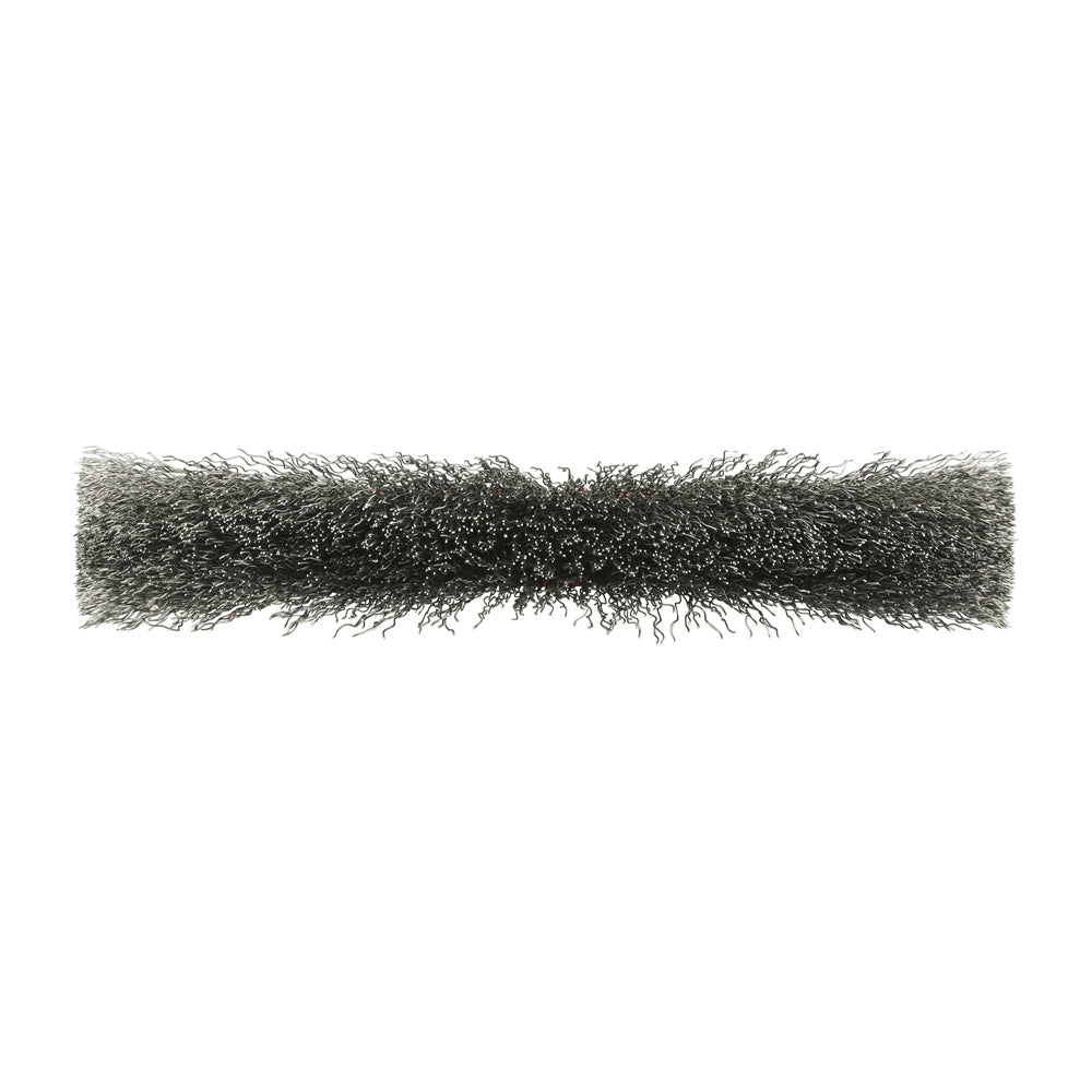 This is an image of Timco - Wheel Brush with Plastic Reducer Set - Crimped Steel Wire 200mm (1 Each Blister Pack) 200HWC