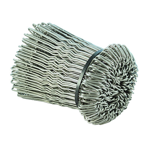 This is an image of Timco - Wall Ties - Light Duty - Type 4 - A2 Stainless Steel 200mm (250 Pieces Bundle) 200WT4