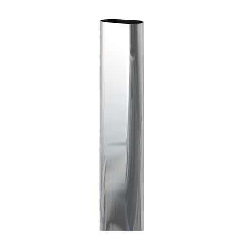 This is an image of Timco - Wardrobe Rail - Oval - Polished Chrome 30 x 15 x 2500 204325