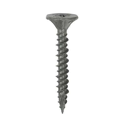 This is an image of Timco - Drywall Construction Timber Stud Cement Board Screws - PH - Countersunk Wafer - Twin-Cut - Exterior - Silver Organic 4.2 x 32mm - (200 PCS Box) 217283