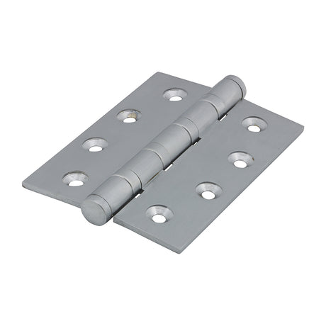 This is an image of Timco - Performance Ball Race Hinge - Solid Brass - Satin Chrome 102 x 76 (1 Pairs Box) 234591