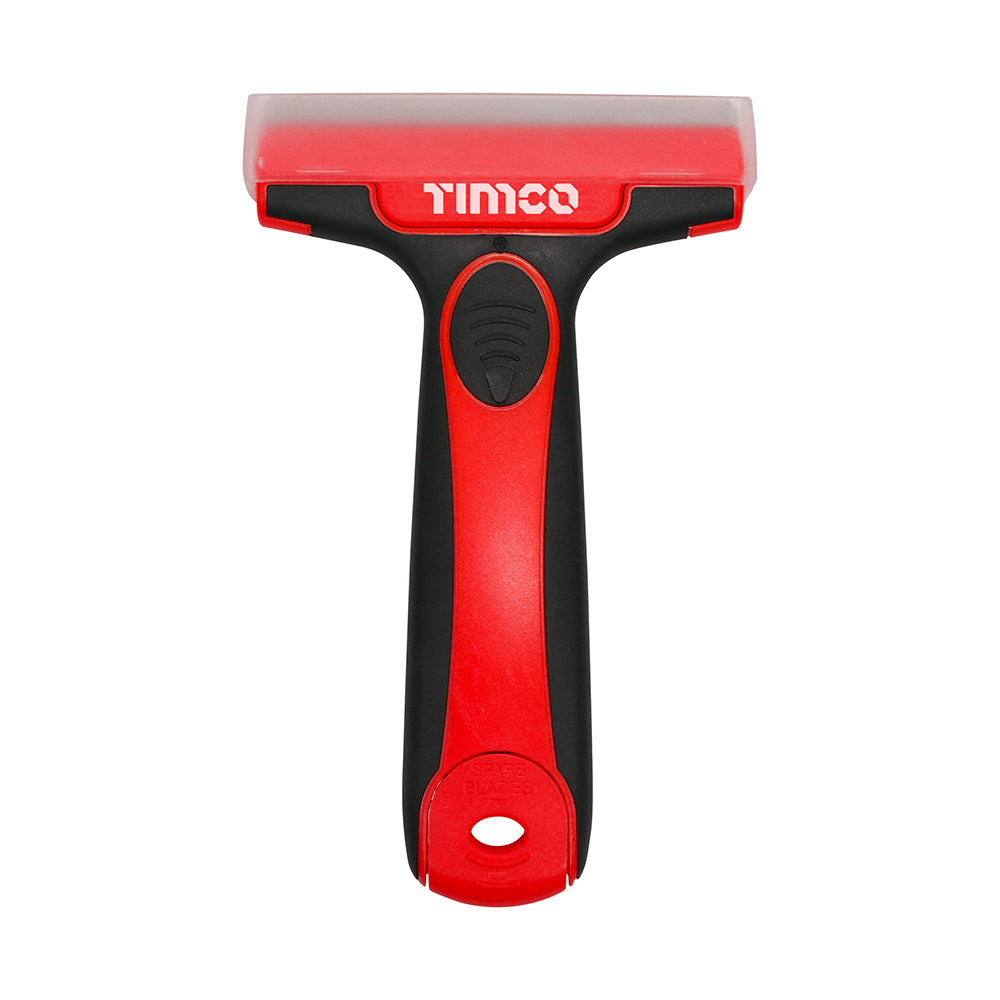 This is an image of Timco - Tile & Glass Scraper 100mm (1 Each Backing Card) 253258