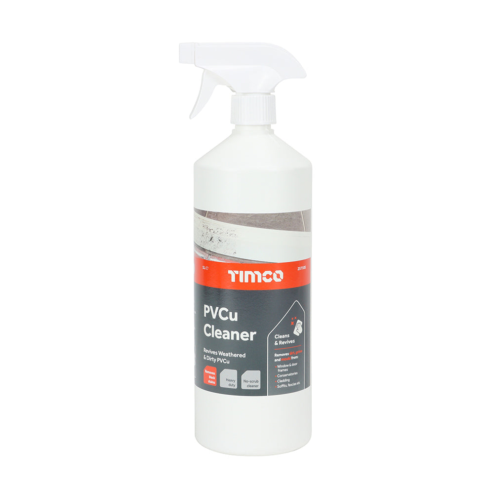 This is an image of Timco - PVCu Cleaner 1L (1 Each Bottle) PCS257105