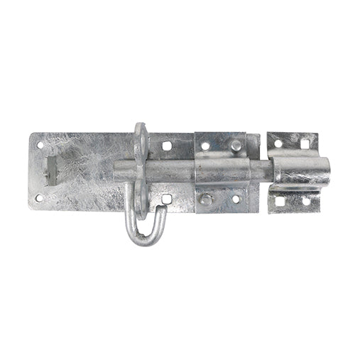 This is an image of Timco - Heavy Brenton Padbolt - Hot Dipped Galvanised 6" (1 Each Plain Bag) 282656