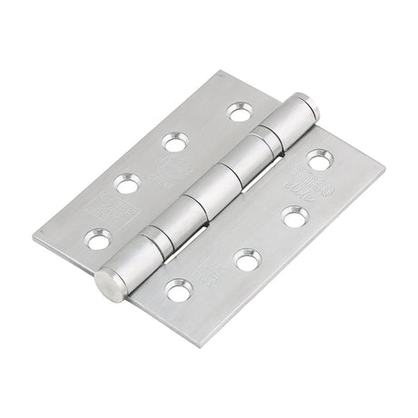 This is an image of Timco - Grade 13 Fire Door Hinges - Satin Stainless Steel 101 x 76 x 3 (1 Pairs Box) 334111