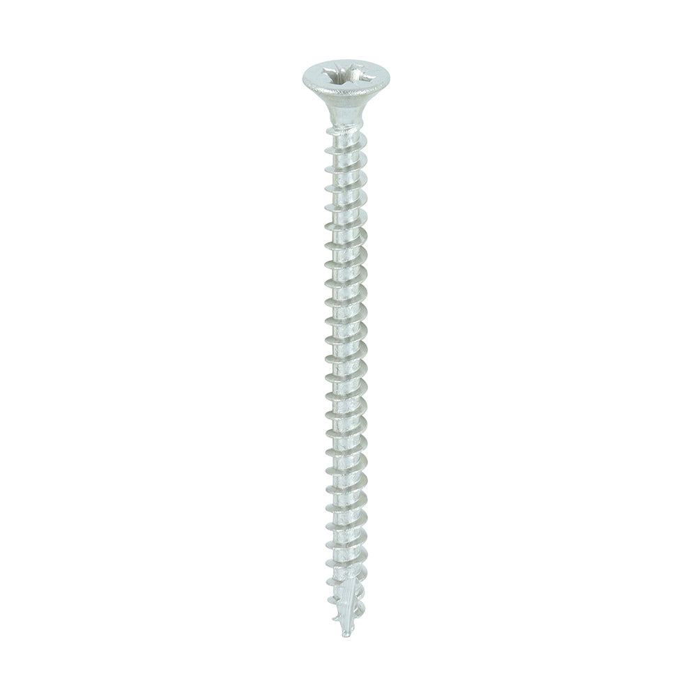 This is an image of Timco - Classic Multi-Purpose Screws - PZ - Double Countersunk - A2 Stainless Steel 3.5 x 50mm - (200 PCS Box) 35050CLASS