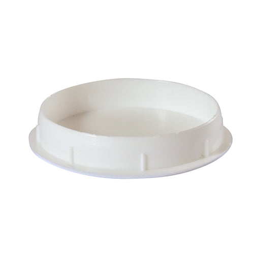 This is an image of Timco - Hinge Hole Cover Caps - White 35mm - (4 PCS TIMpac) 35HHCCP