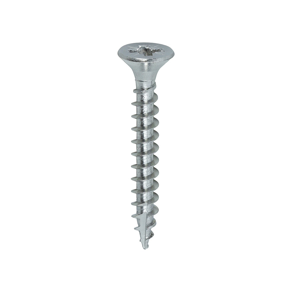 This is an image of Timco - Classic Multi-Purpose Screws - PZ - Double Countersunk - A4 Stainless Steel 4.0 x 30mm - (200 PCS Box) 40030CLA4
