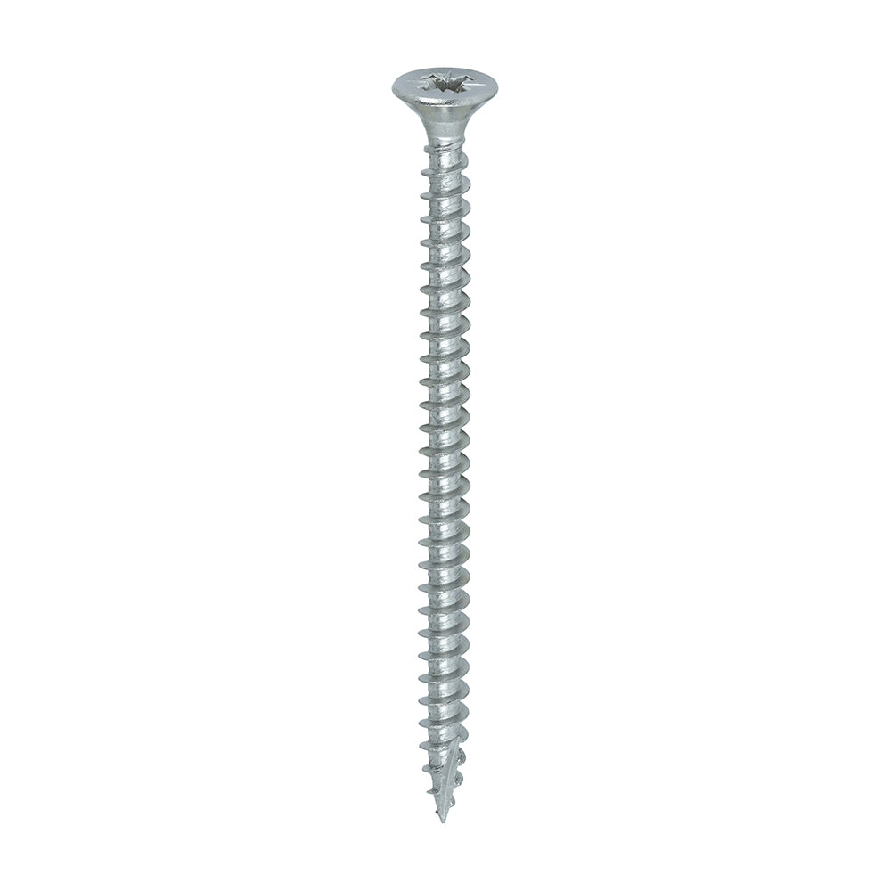 This is an image of Timco - Classic Multi-Purpose Screws - PZ - Double Countersunk - A4 Stainless Steel 4.0 x 60mm - (200 PCS Box) 40060CLA4