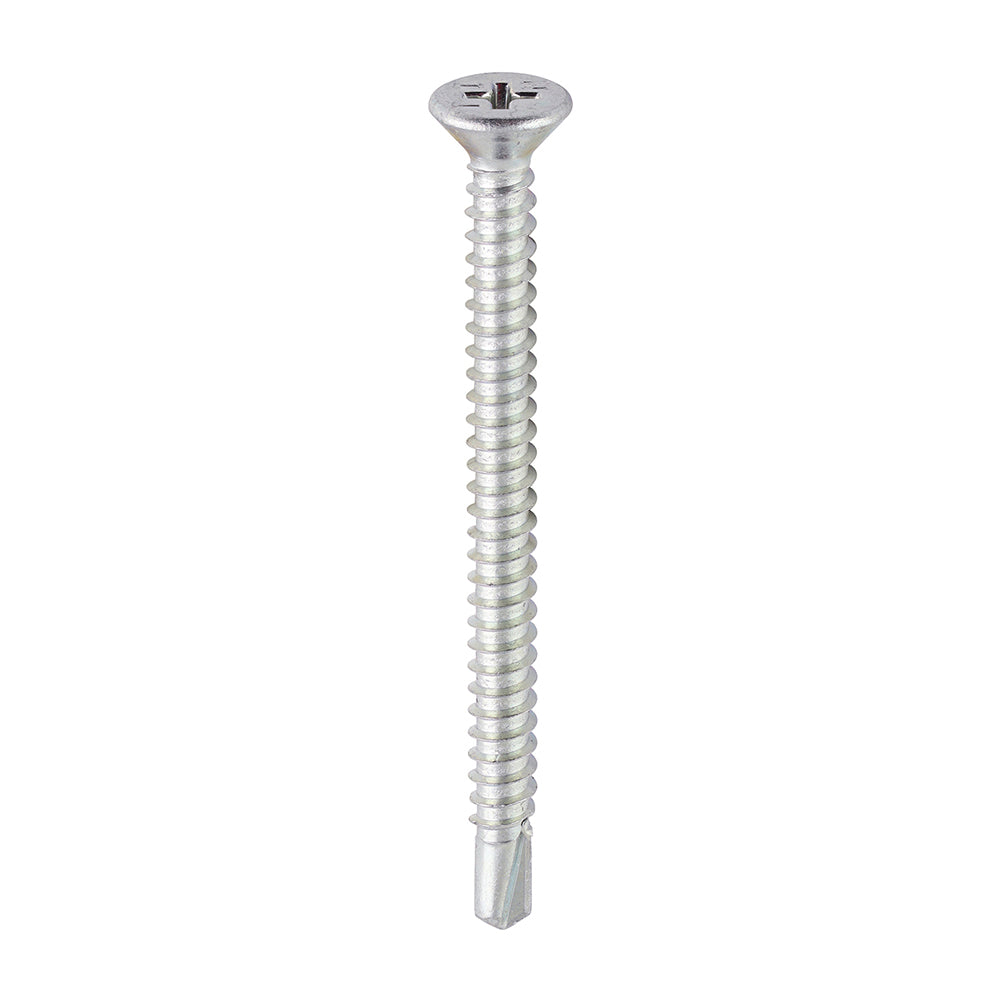 This is an image of Timco - Window Fabrication Screws - Countersunk - PH - Self-Tapping - Self-Drilling Point - Zinc 4.8 x 60mm - (200 PCS Box) 429Z