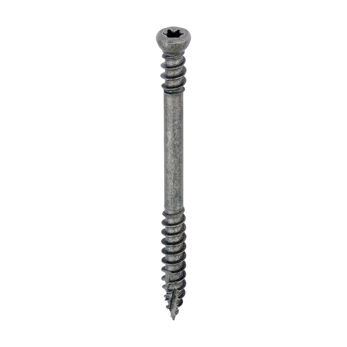 This is an image of Timco - C2 Deck-Fix Screws - TX - Cylinder - Twin-Cut - Green 4.5 x 60mm - (250 PCS Box) 433209BX