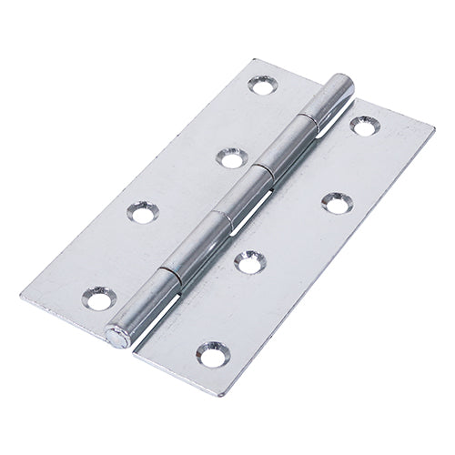 This is an image of Timco - Narrow Plain Butt Hinge (5050) - Zinc 127 x 65 (1 Pairs Plain Bag) 434149