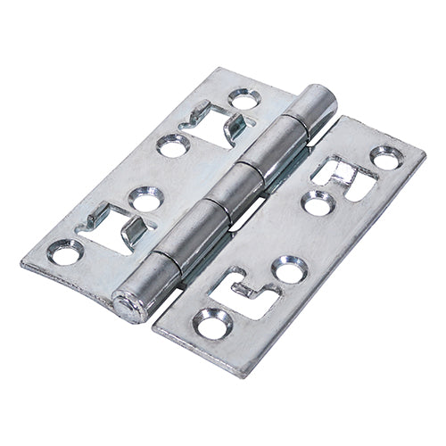 This is an image of Timco - Strong Security Butt Hinge (451/S) - Zinc 100 x 72.5 (1 Pairs Plain Bag) 434210