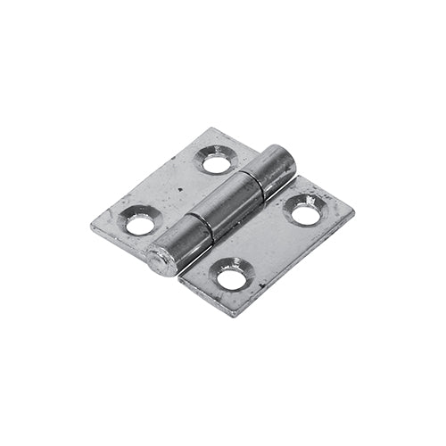 This is an image of Timco - Plain Butt Hinge - Fixed Pin (1838) - Zinc 25 x 25 (1 Pairs TIMpac) 434364P