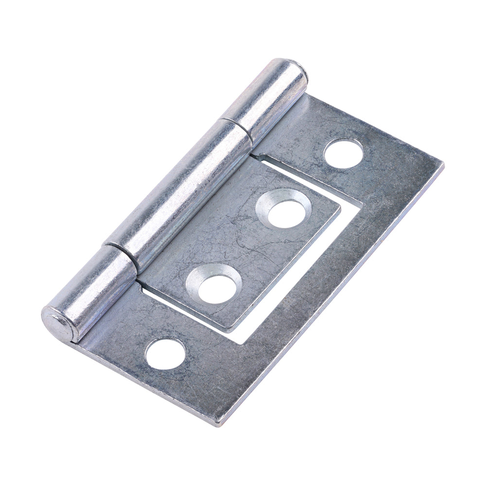 This is an image of Timco - Flush Hinge (105) - Zinc 38 x 28 (1 Pairs Plain Bag) 434451
