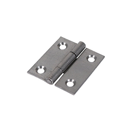 This is an image of Timco - Plain Butt Hinge - Fixed Pin (1838) - Self Colour 38 x 34 (1 Pairs Plain Bag) 434475