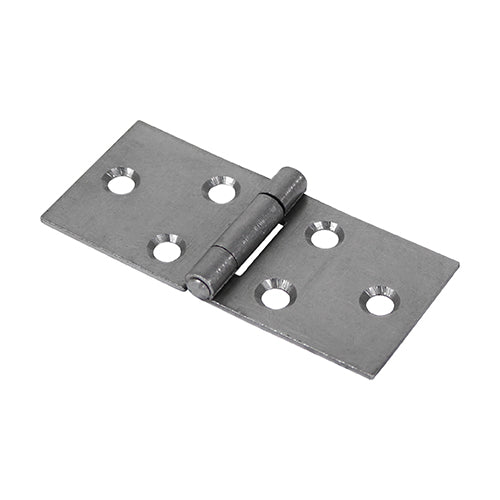 This is an image of Timco - Backflap Hinge - Uncranked Knuckle (404) - Self Colour 38 x 87 (1 Pairs Plain Bag) 434783