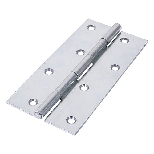 This is an image of Timco - Narrow Plain Butt Hinge (5050) - Zinc 150 x 75 (1 Pairs Plain Bag) 434999