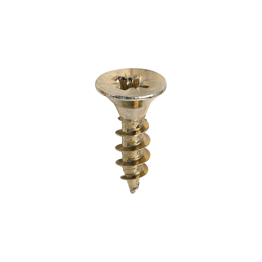 This is an image of Timco - Classic Multi-Purpose Screws - PZ - Double Countersunk - Yellow 4.5 x 16mm - (200 PCS Box) 45016CLAF