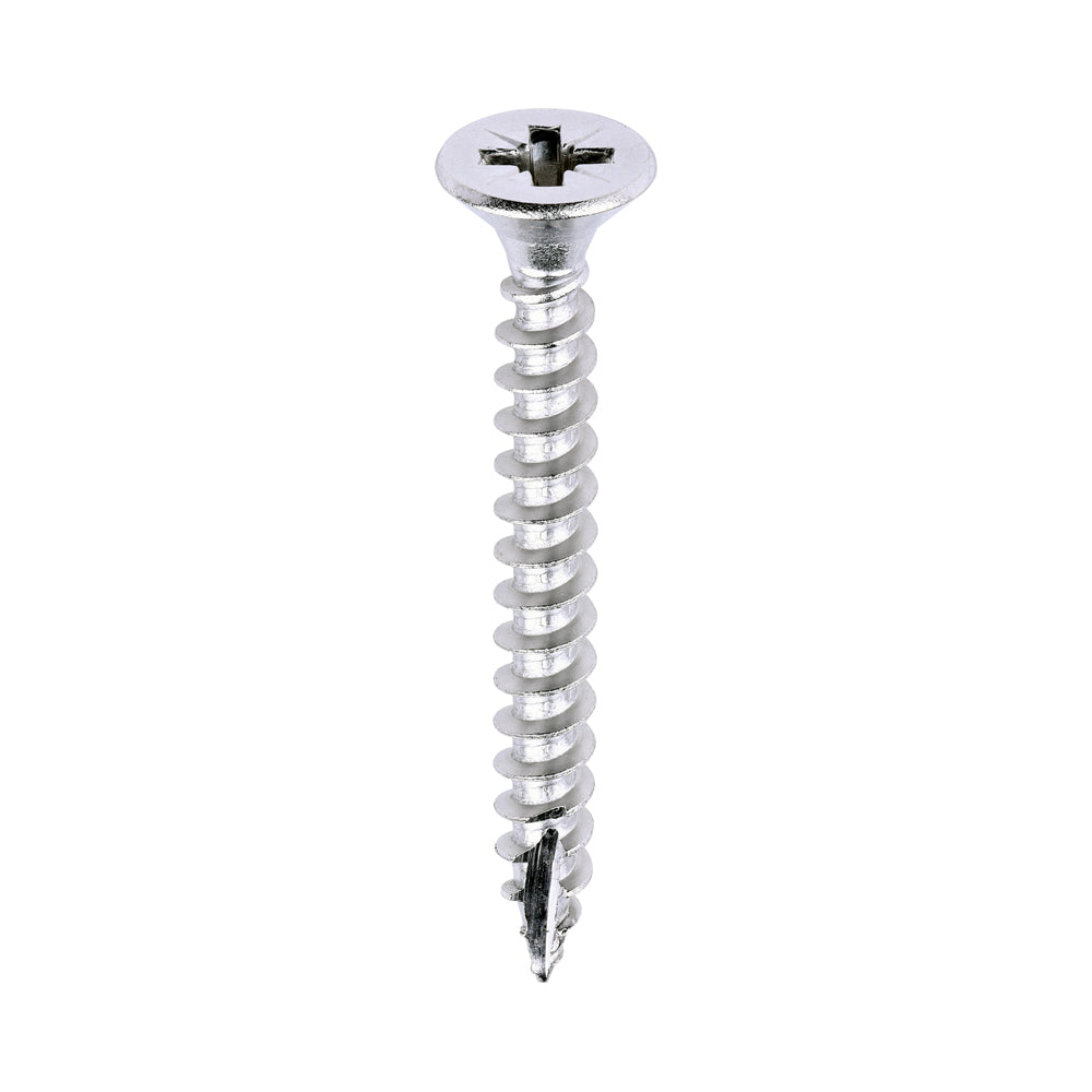 This is an image of Timco - Classic Multi-Purpose Screws - PZ - Double Countersunk - A2 Stainless Steel 4.5 x 40mm - (200 PCS Box) 45040CLASS