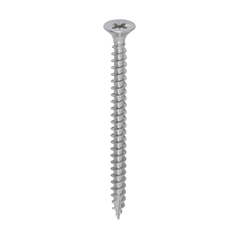 This is an image of Timco - Classic Multi-Purpose Screws - PZ - Double Countersunk - A2 Stainless Steel 4.5 x 60mm - (200 PCS Box) 45060CLASS